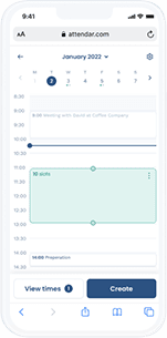 Single use link mobile image