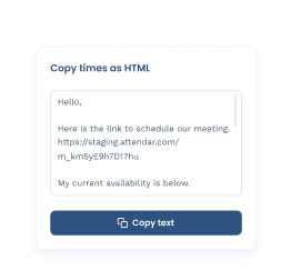 Copy & paste times as text