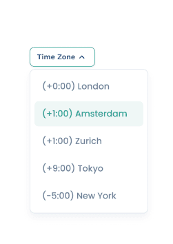 Time zone support