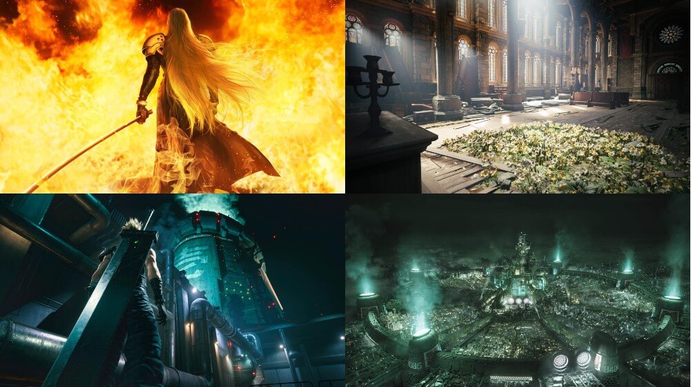 Final Fantasy VII Remake virtual backgrounds for Zoom