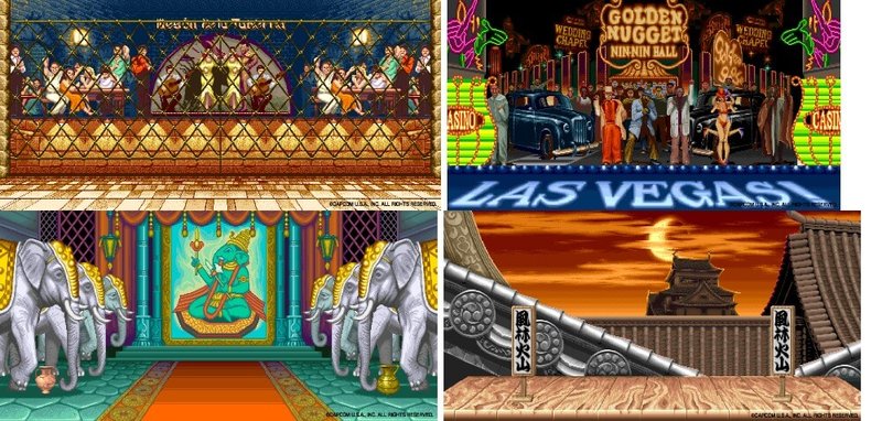 Street Fighter II virtual backgrounds for Zoom