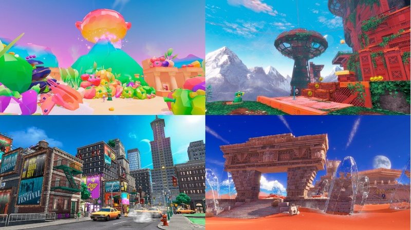 Super Mario Odyssey virtual backgrounds for Zoom