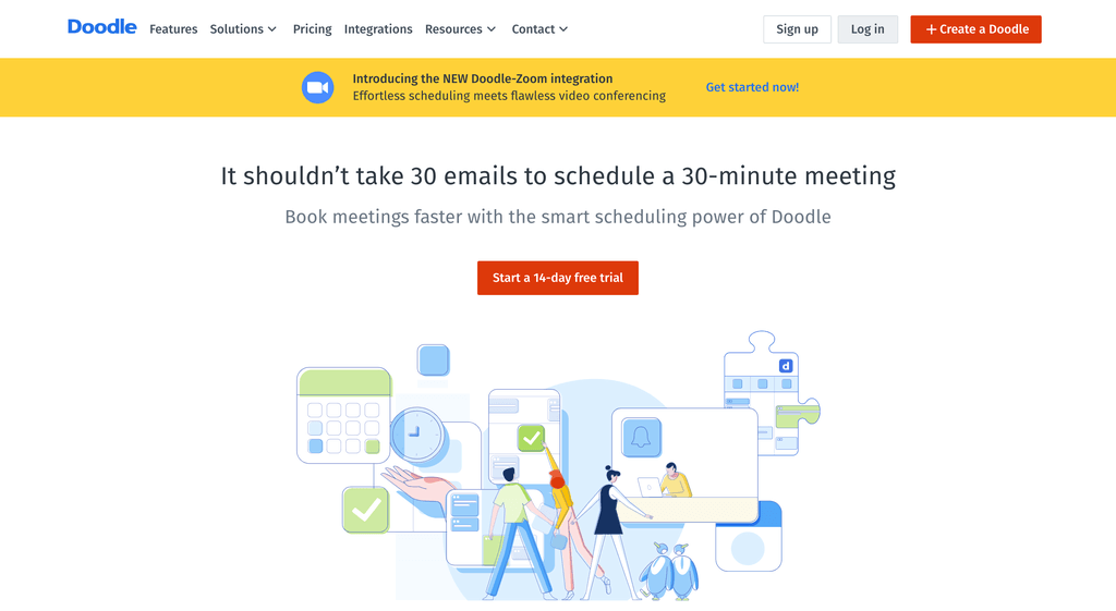 Doodle homepage