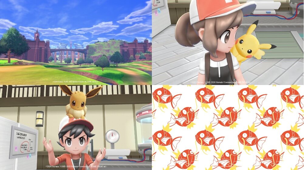 Pokemon virtual backgrounds for Zoom