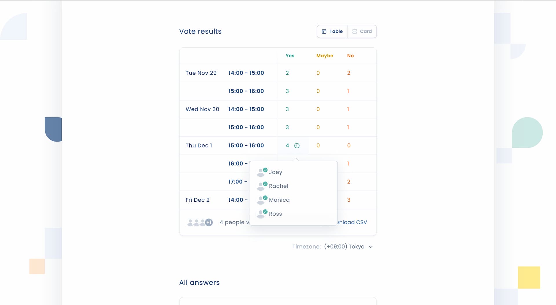 How to use Availability Poll for group scheduling with Attendar (it's free)